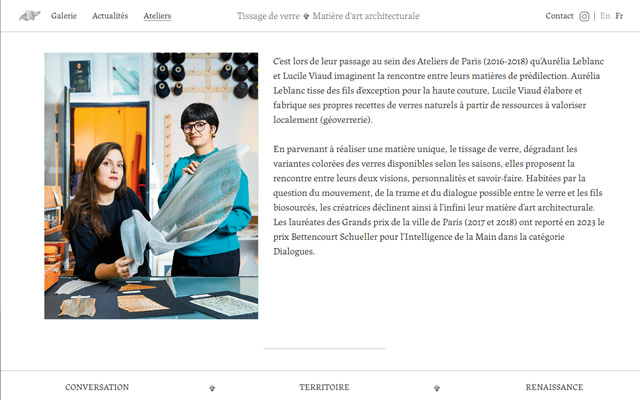 Tissage de verre